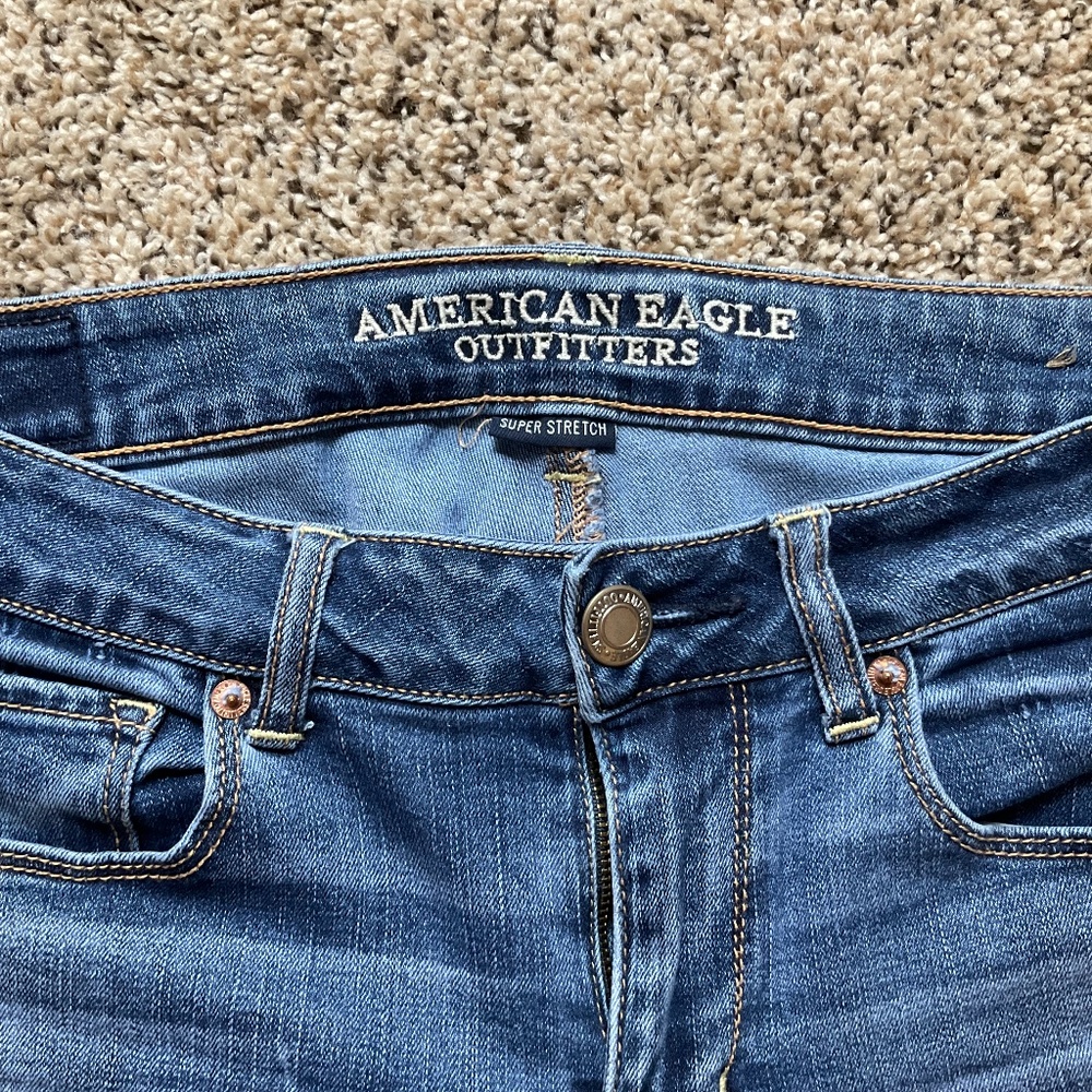 American Eagle skinny kick bootcut jeans